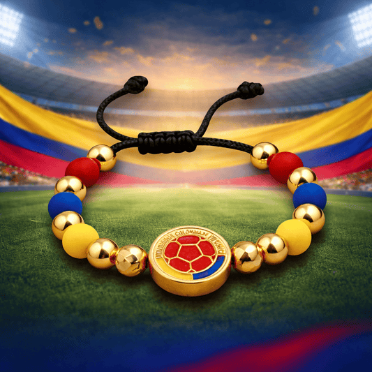 Manilla tricolor de la selección COLOMBIA, incluye caja de regalo