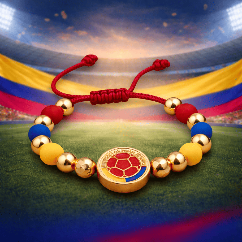 Manilla tricolor de la selección COLOMBIA, incluye caja de regalo