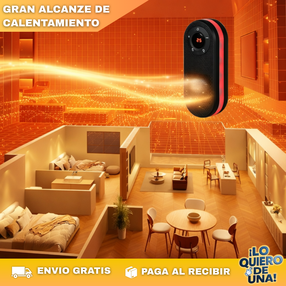 Calentador Ambiente con Control  luz LED