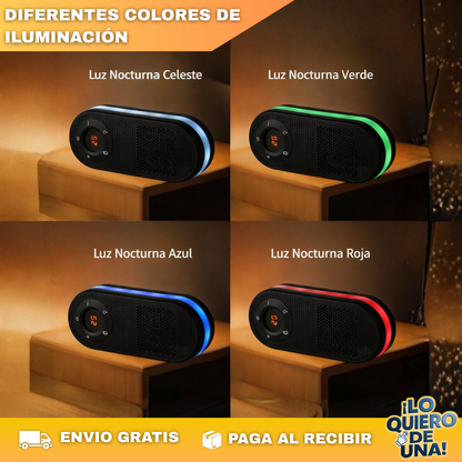 Calentador Ambiente con Control  luz LED