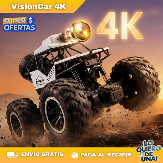 El carro RC 4x4 con cámara 4K que lo graba TODO